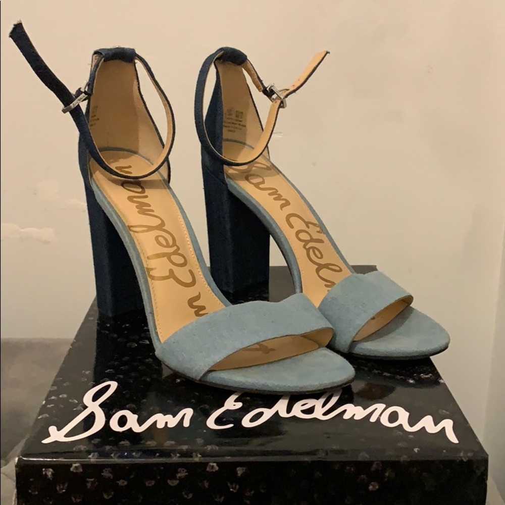 Sam Edelman denim Yaros size 8.5 worn once